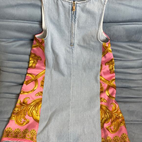 Versace brand new denim dress a line - Picture 3 of 4